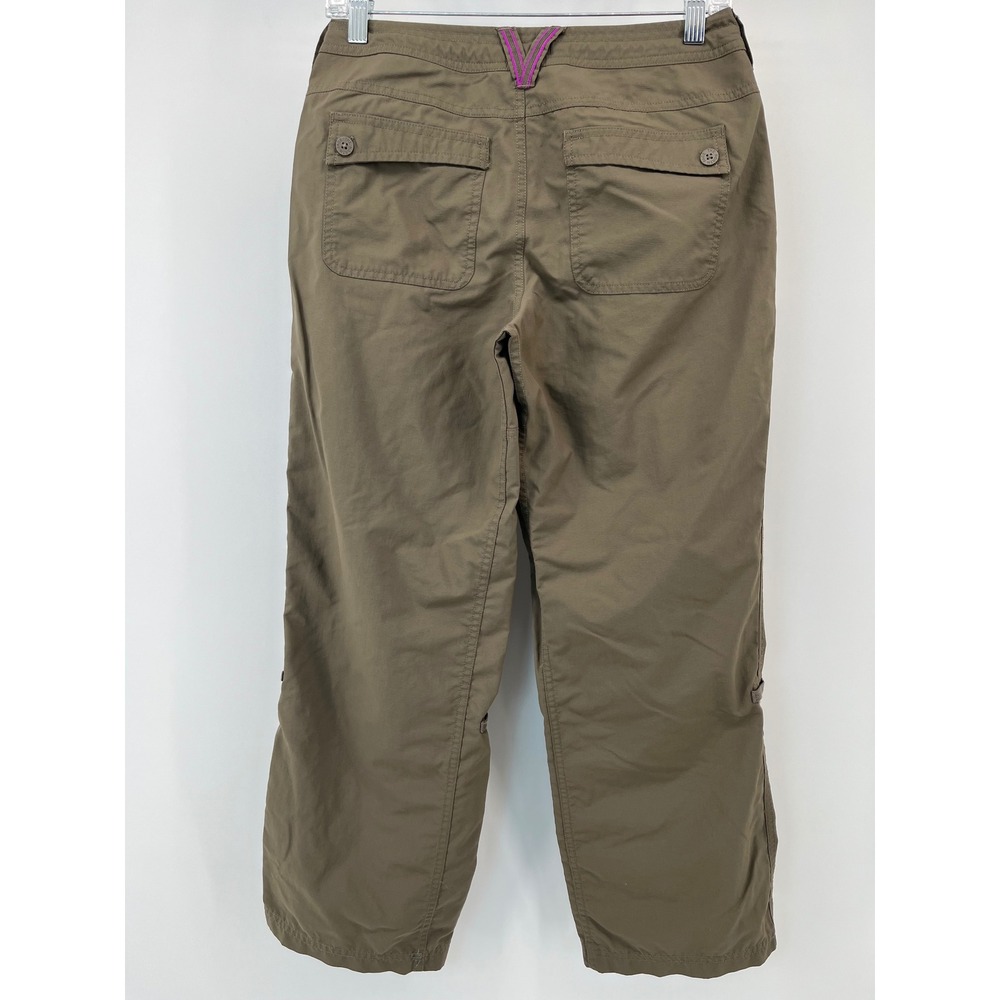 The North Face Horizon II Hiking Pants Womens sz 0 Brown Roll Up CFU1 - Picture 3 of 9